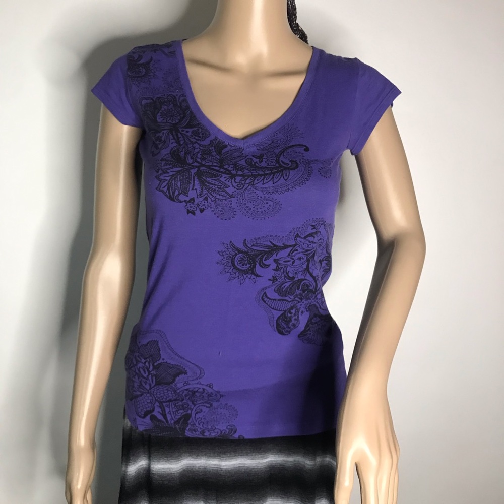 Stranded Purple Top